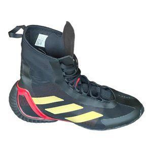 Adidas Speedex Ultra boxing shoes, Core Black / Gold Metallic / Team Power Red